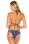 Cosita Buena Zig Zag Reversible Bikini, Azulejos